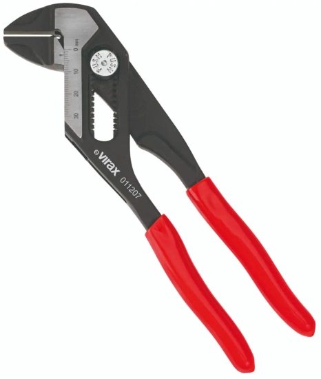 Zdjęcie 1 - Szczypce nastawne/klucz 7" 180mm VIRAX 011207
