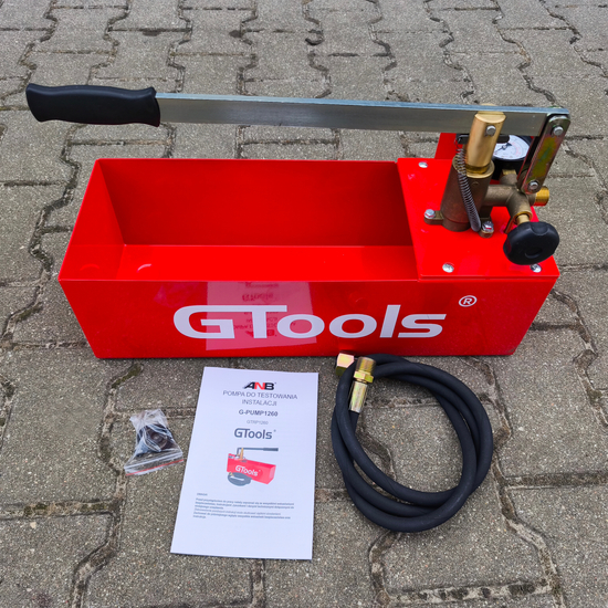Zdjęcie 10 - G-PUMP Ręczna pompa testująca kontrolna do prób ciśnieniowych 60 bar + Zgrzewarka do rur 20-63