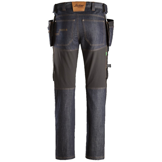 Zdjęcie 4 - 6955 Spodnie Denim FlexiWork z workami kieszeniowymi Snickers Workwear