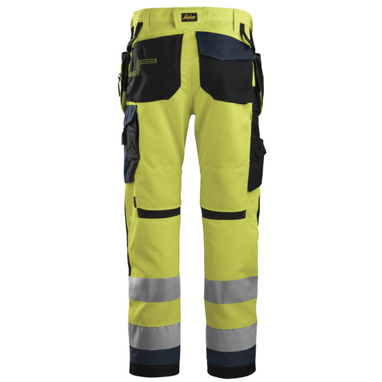 Zdjęcie 3 - 6230 Odblaskowe spodnie robocze AllroundWork+ z workami kieszeniowymi, EN 20471/2 Snickers Workwear