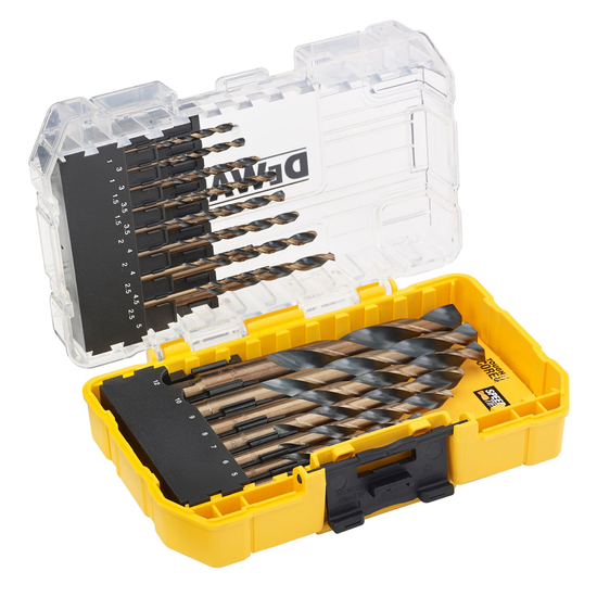 Zdjęcie 1 - Zestaw 23 wierteł do metalu BLACK & GOLD HSS-G 1-12mm DeWALT DT70729-QZ