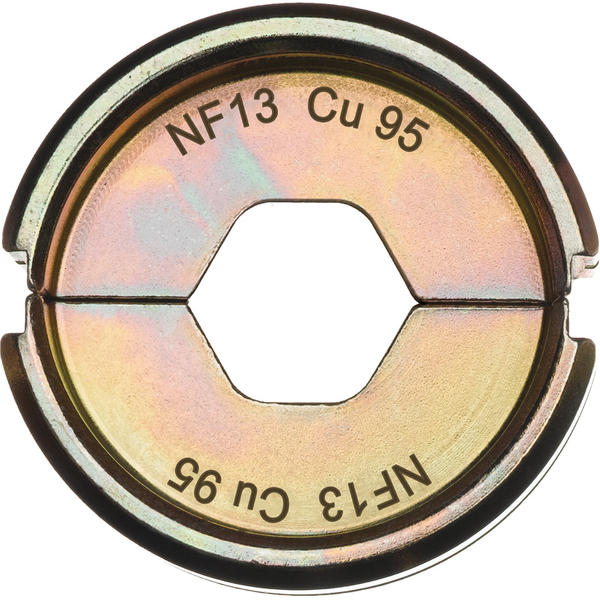Zdjęcie 1 - Matryca zaciskowa do końcówek miedzianych NF13 Cu 95 do zaciskarki M18 HCCT109/42 Milwaukee 4932459458