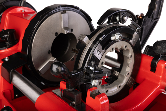 Zdjęcie 4 - Gwintownica / gwinciarka do rur 4 '' Gtools Gtronic 4 GT4100 + wózek do gwinciarki + podpórka