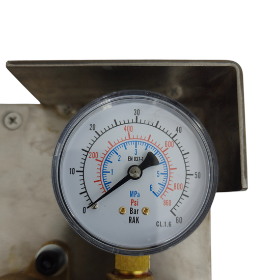 Zdjęcie 2 - GTOOLS G-PUMP1260 INOX ręczna pompa kontrolna do prób ciśnieniowych 60 bar
