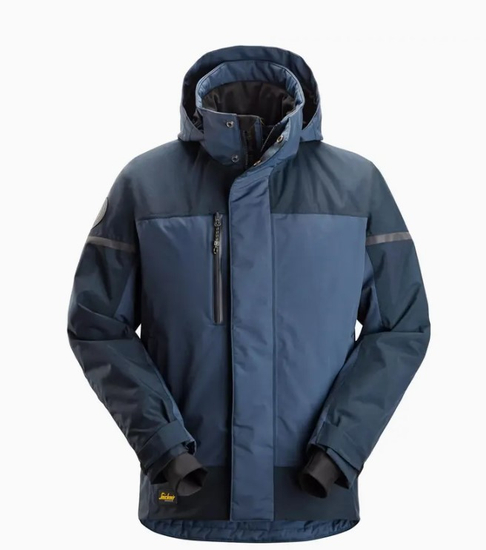 Zdjęcie 2 - 1112 Kurtka przeciwdeszczowa, ocieplana AllroundWork Snickers Workwear Kolor: Navy\Dark Navy