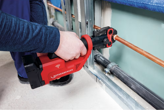 Zdjęcie 6 - Zaciskarka ROMAX COMPACT 3 2.0AH/18V z ładowarką  + Zestaw 3 szczęk M15-22-28 CAS