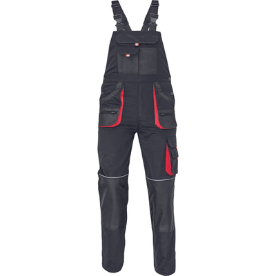 Fridrich&Fridrich CARL BE-01-004 spodnie ogrodniczki (kolor czarny) Cerva 0302016865