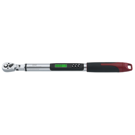 Zdjęcie 1 - Elektroniczny klucz dynamometryczny z ruchomą głowicą, łamany Mighty Seven GTF-313135 3/8" 13,5-135 Nm ±2%