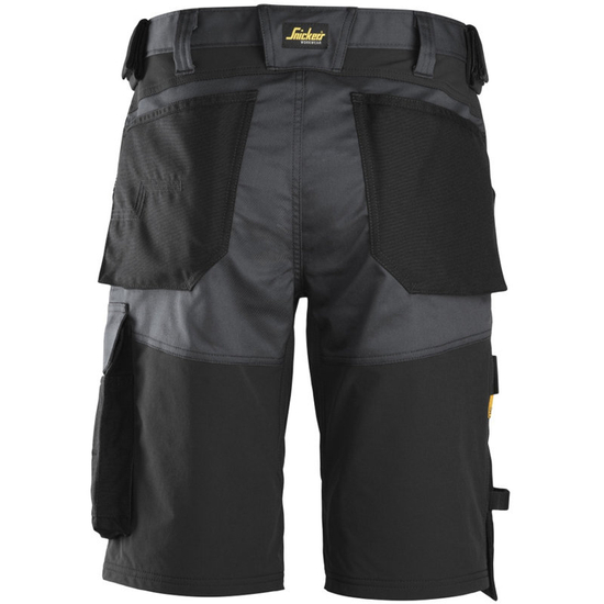 Zdjęcie 4 - 6153 Spodnie Krótkie Stretch luźne Snickers Workwear grafitowe