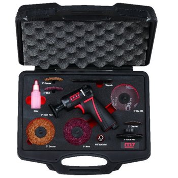Szlifierka pneumatyczna z zestawem akcesoriów 50/75mm 18000 RPM Mighty Seven QP-212N