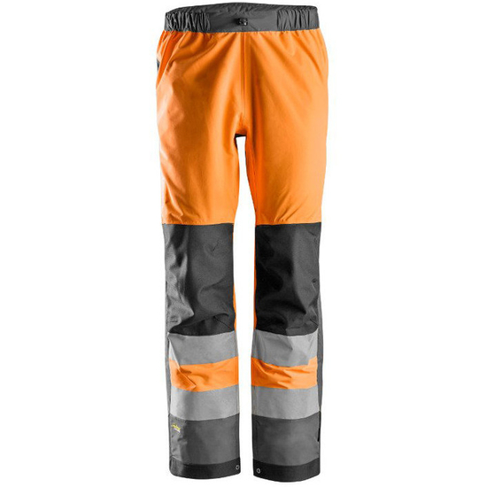 Zdjęcie 1 - 6530 Spodnie Przeciwdeszczowe Odblaskowe Shell, EN 20471/2 (kolor pomarańczowy odblaskowy) Snickers Workwear