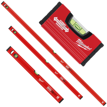 Zestaw 4 szt. poziomic 10, 60, 120 oraz 180 cm 4932478898 Milwaukee