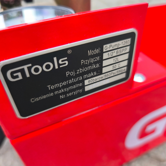 Zdjęcie 17 - G-PUMP Ręczna pompa testująca kontrolna do prób ciśnieniowych 60 bar + Zgrzewarka do rur 20-63