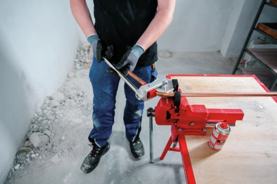 Zdjęcie 4 - Giętarka do rur ROBEND® H+W Plus 15 - 18 - 22 mm Rothenberger 24505 + Stół roboczy składany