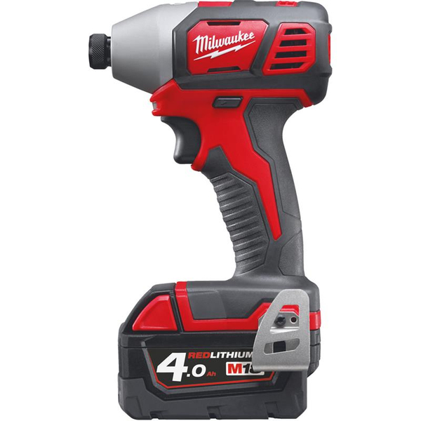 Zdjęcie 1 - Zakrętarka udarowa akumulatorowa Milwaukee M18 BID-402C ¼” 180Nm 18V 2x4Ah 4933443580