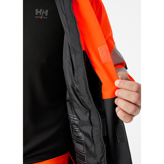 Zdjęcie 8 - Kurtka zimowa odblaskowa Helly Hansen 71392_269 Parka Alna 2.0 kolor pomarańczowy