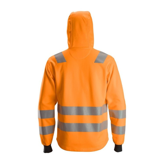 Zdjęcie 2 - 8039  Bluza Odblaskowa AllroundWork z kapturem, EN 20471/2/3 kolor pomarańczowy Snickers Workwear