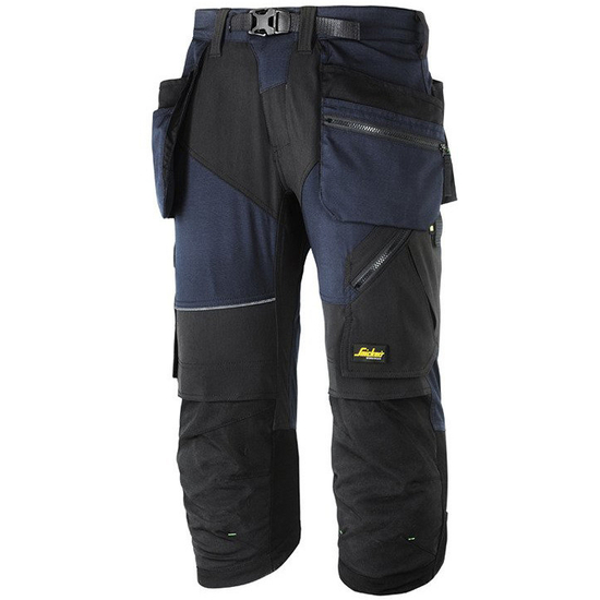 Zdjęcie 1 - 6905 Piratki FlexiWork+ z workami kieszeniowymi (kolor granatowo - czarny) Snickers Workwear