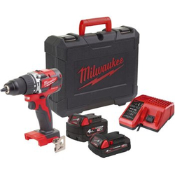 Wiertarko-wkrętarka udarowa akumulatorowa Milwaukee M18 CBLPD-422C 60Nm 18V 1x4Ah 1x2Ah 4933472116