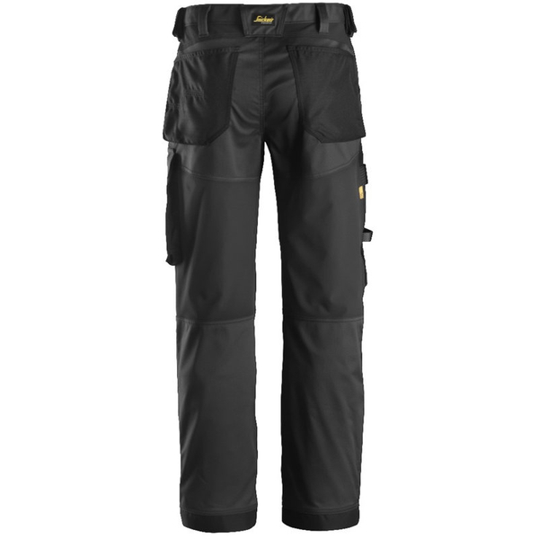 Zdjęcie 4 - 6351 Spodnie stretch AllroundWork+ luźno dopasowane Snickers Workwear czarne