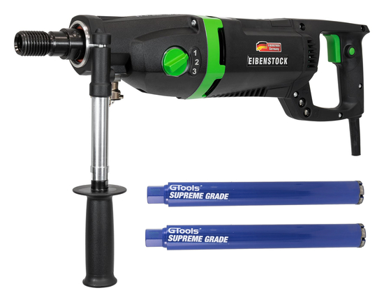 Zdjęcie 1 - Wiertnica diamentowa + dwa wiertła 62 mm + 82 mm Eibenstock ETN 162/3 162mm 2200W 03E31000