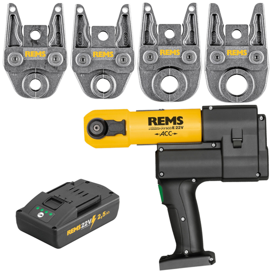 Zdjęcie 1 - REMS Akku-Press 22 V ACC TH16 - TH20 - TH26 - TH32