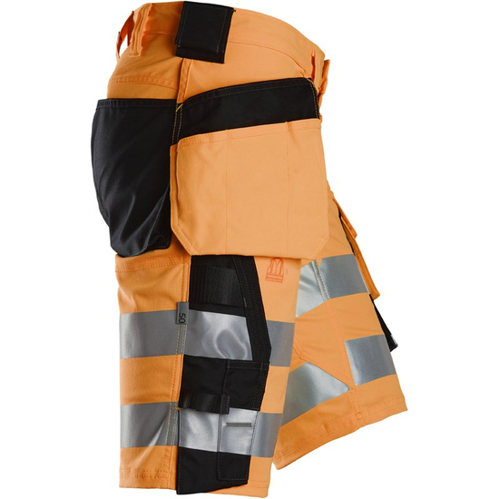 Zdjęcie 4 - Spodnie Krótkie Odblaskowe Stretch z workami kieszeniowymi, EN20471/1 Snickers Workwear 61355504