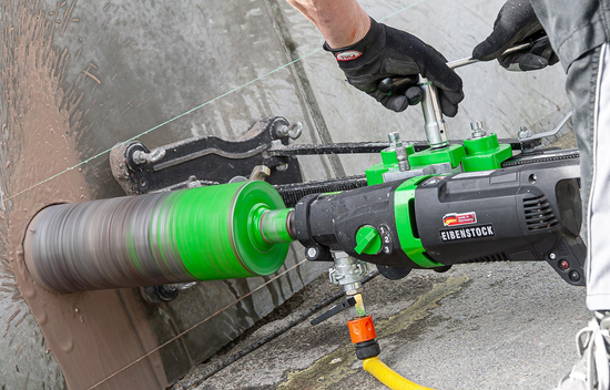 Zdjęcie 6 - Wiertnica DBE 162 Eibenstock diamentowa zestaw ze statywem 2200W do pracy na sucho i mokro 03E35000