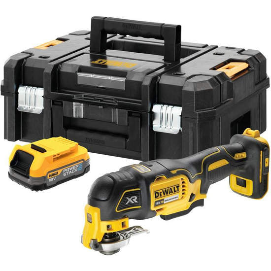 Zdjęcie 1 - Narzędzie wielofunkcyjne akumulatorowe DeWalt DCS356E1T 18V XR Powerstack 1x1.7Ah