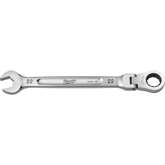 Zdjęcie 1 - Klucz płasko-oczkowy MAXBITE™ z ruchomą główką grzechotki 22 mm - 1 szt. Milwaukee 4932480195
