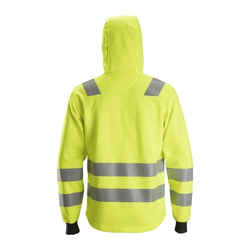 Nawigacja zdjęcie 2 - 8039  Bluza Odblaskowa AllroundWork z kapturem, EN 20471/2/3 kolor żółty Snickers Workwear