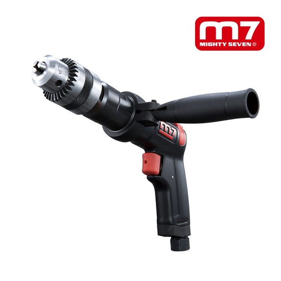 Zdjęcie 2 - Wiertarka pneumatyczna pistoletowa dwukierunkowa 1100 obr./min. Mighty Seven QE-543
