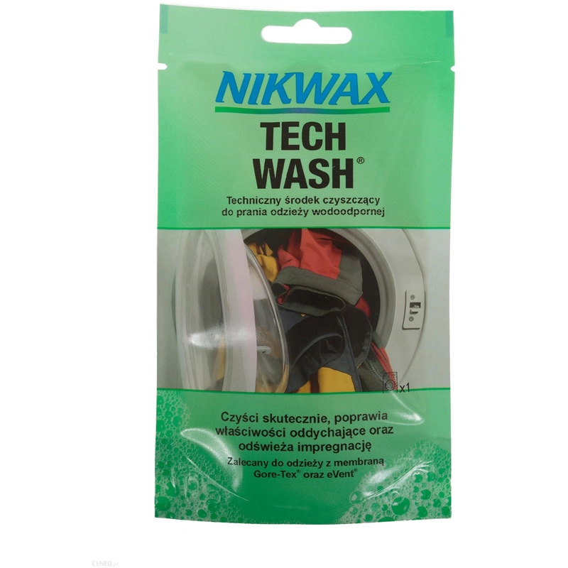 Jak czyścić kurtkę za pomocą Nikwax Tech Wash® 