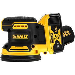 Nawigacja zdjęcie 3 - Szlifierka mimośrodowa akumulatorowa DeWalt DCW210P2 125mm 18V XR 2x5Ah