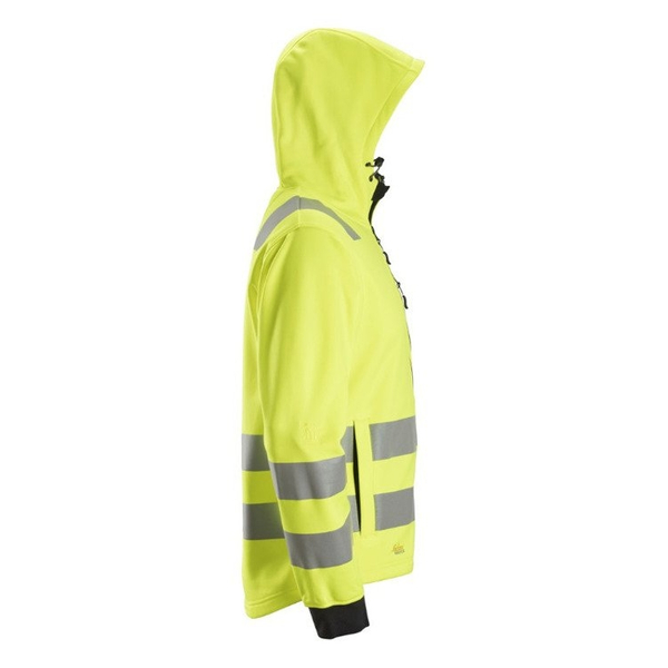 Zdjęcie 4 - 8039  Bluza Odblaskowa AllroundWork z kapturem, EN 20471/2/3 kolor żółty Snickers Workwear