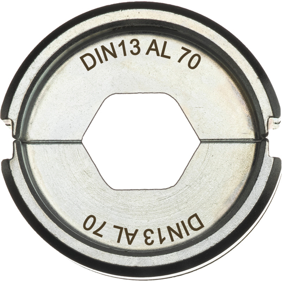 Zdjęcie 1 - Matryca zaciskowa do aluminiowych końcówek i konektorów DIN13 AL 70 do zaciskarki M18 HCCT109/42 Milwaukee 4932459509