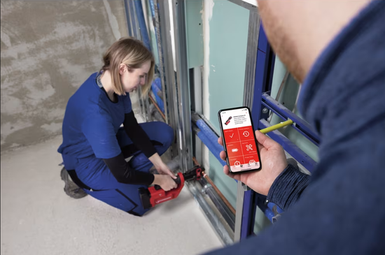 Zdjęcie 5 - Zaciskarka ROMAX COMPACT 3 2.0AH/18V z ładowarką  + Zestaw 3 szczęk SV15-22-28 CAS