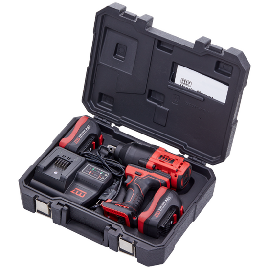 Zdjęcie 1 - Klucz udarowy akumulatorowy 1/2" 1900Nm 2x5Ah 18V Mighty Seven [DW-402A]