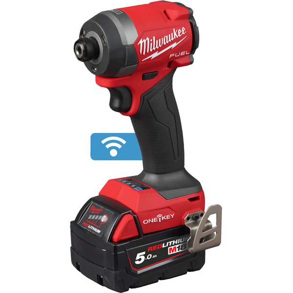 Zdjęcie 2 - Zakrętarka udarowa akumulatorowa Milwaukee M18 ONEID3-502X ¼” 226Nm 18V 2x5Ah 4933492804