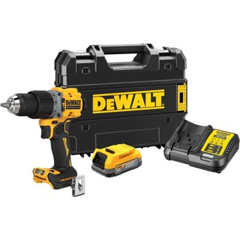 Wiertarko-wkrętarka udarowa akumulatorowa DeWalt DCD805E1T 90Nm 18V XR Powerstack 1x1.7Ah