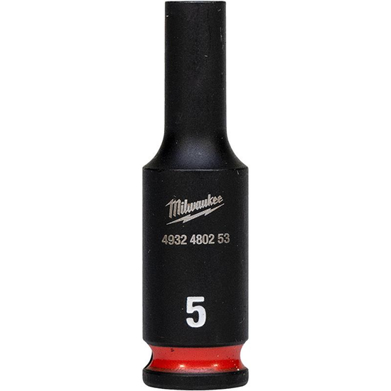 Zdjęcie 1 - Nasadka udarowa długa SHW 1/4" 5 mm, Hex Milwaukee 4932480253