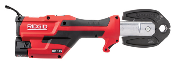 Zdjęcie 6 - Zaciskarka Ridgid RP 115 micro-Press szczęki U16-20-25 dwa akumulatory 2.5 Ah ładowarka