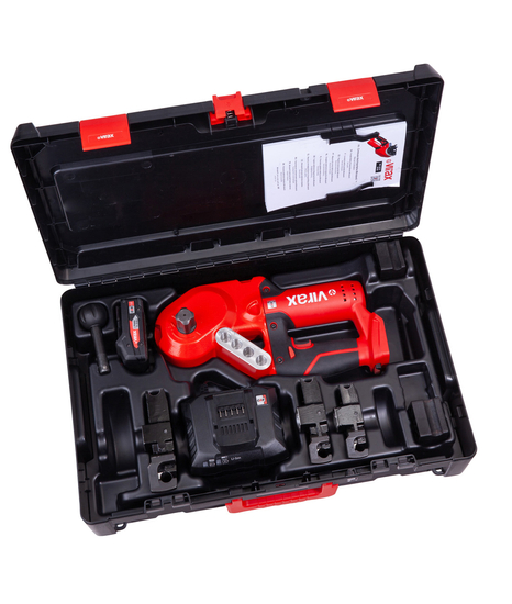 Zdjęcie 8 - Giętarka akumulatorowa 18V Ministem® do miedzi 251776  12-15-18mm + Obcinak VIRAX ZR 35