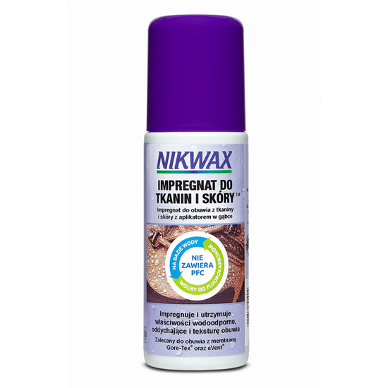 Zdjęcie 1 - Impregnat do obuwia - tkanina i skóra spray-on (gąbka) 125ml Nikwax 791P01