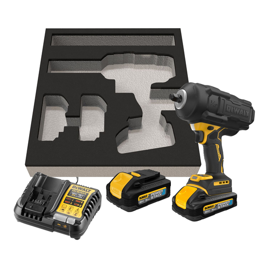 Zdjęcie 1 - Klucz udarowy akumulatorowy DeWalt DCF961H2G ½” 1626Nm 18V Powerstack 2x5Ah