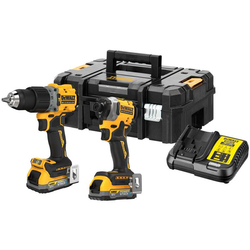 Nawigacja zdjęcie 2 - Zestaw narzędzi akumulatorowych DeWalt DCK2050E2T Wiertarko-wkrętarka DCD805 + Zakrętarka DCF850 18V XR Powerstack 2x1.7Ah