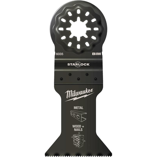 Zdjęcie 1 - Brzeszczot bimetalowy 43x47mm do cięcia wgłębnego - 1 szt. 48906035 Milwaukee