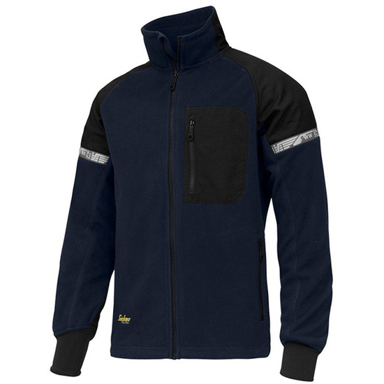 Zdjęcie 1 - 8005 Kurtka polarowa wiatroszczelna AllroundWork (kolor: granatowo-czarny) Snickers Workwear