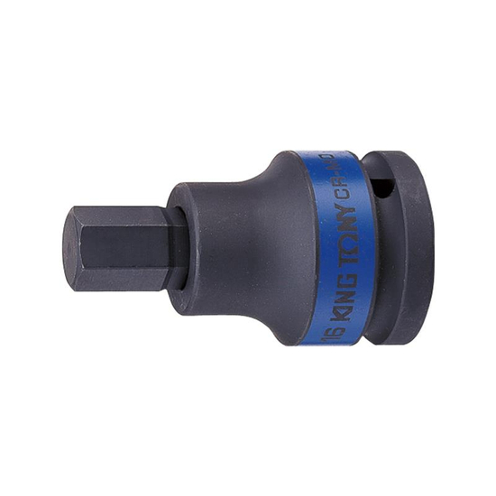 Zdjęcie 1 - NASADKA UDAROWA Z KOŃCÓWKĄ HEX 1" 19mm x 93mm 809622M19H King Tony