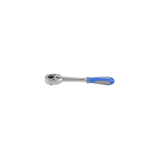 Zdjęcie 1 - GRZECHOTKA Z PRZYCISKIEM 3/8" 32 ZĘBY 200mm UCHWYT GUMOWY, BLOKADA 3771-08G King Tony